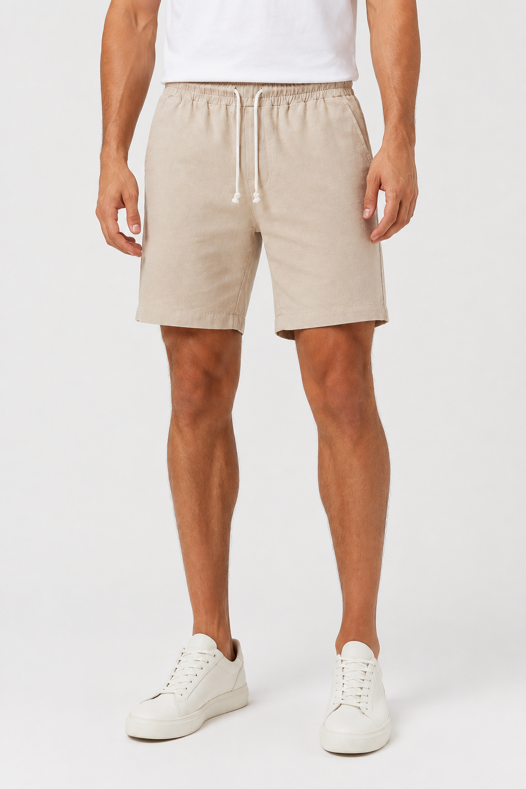 Short Linho Betini's - Bege