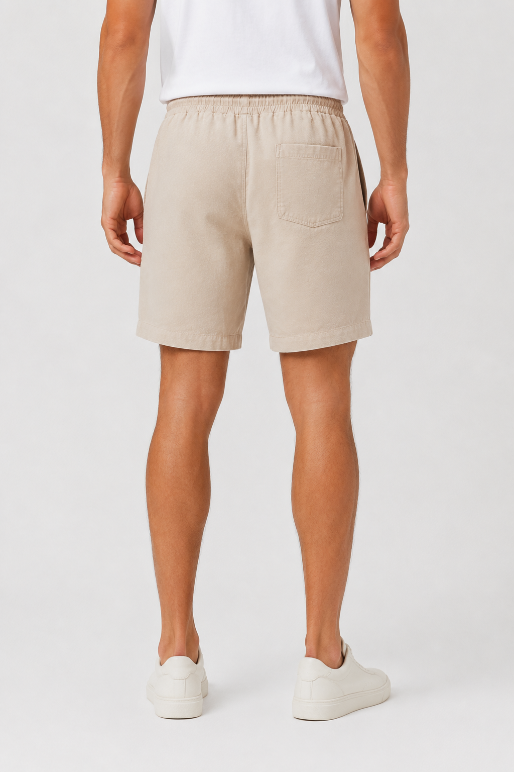 Short Linho Betini's - Bege