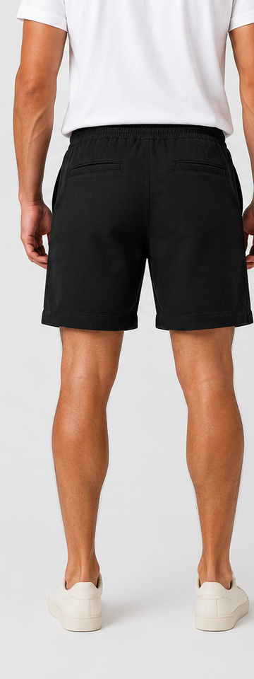 Short Linho Betini's - Preto