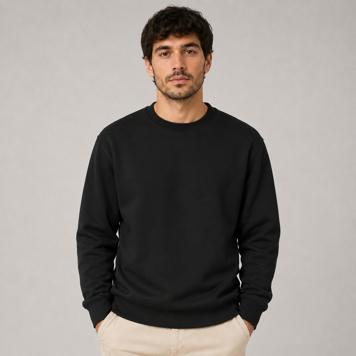 Moletom Gola Careca Betini's - Preto