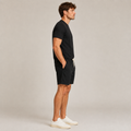 Conjunto Camiseta + Short Linho Betini's - Preto + Preto