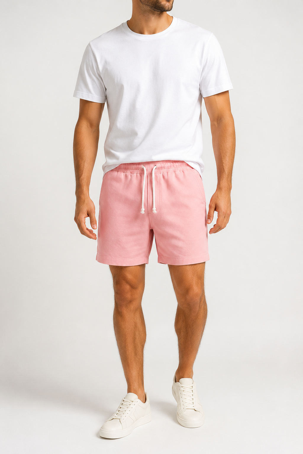 Short Linho Betini's - Rosa