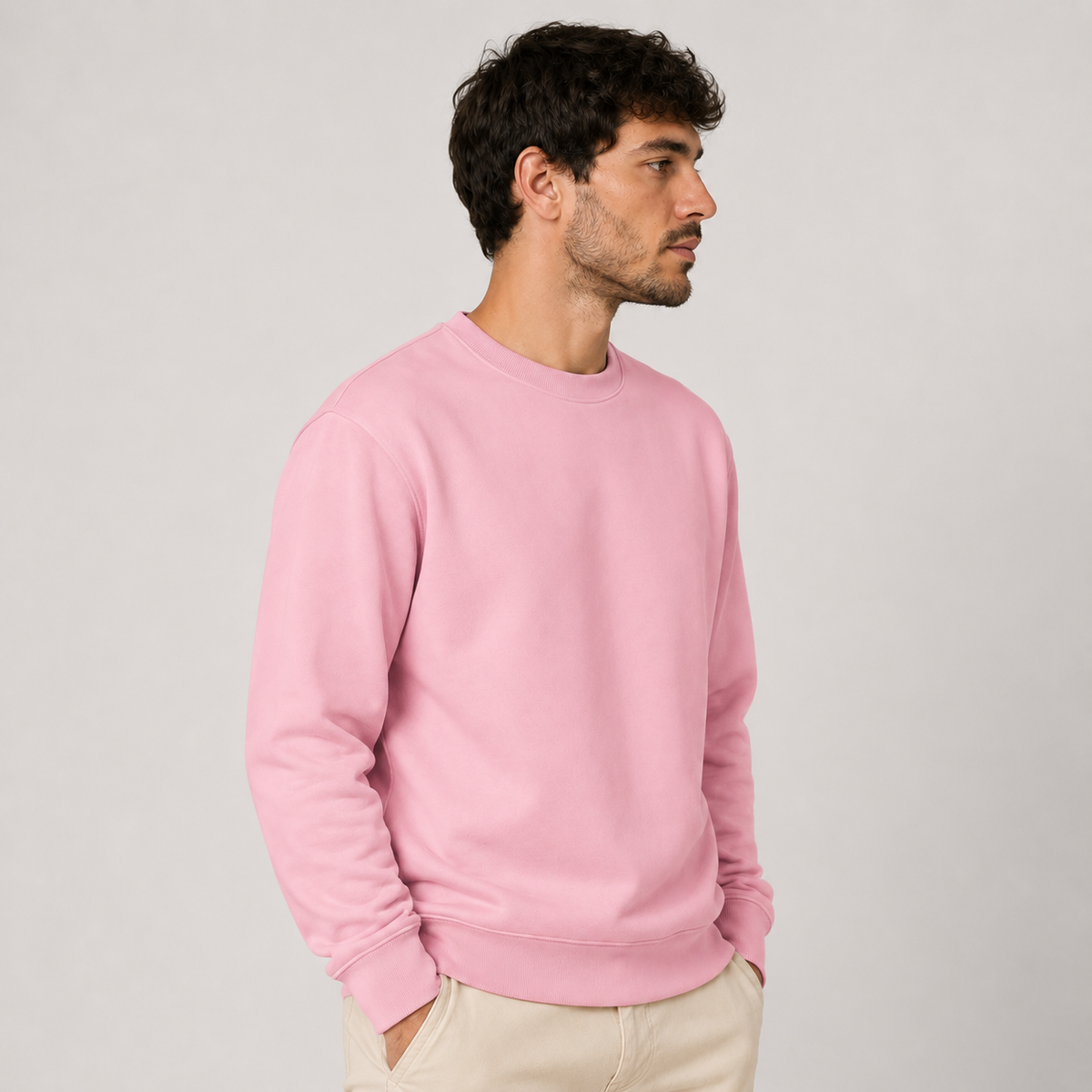 Moletom Gola Careca Betini's - Rosa
