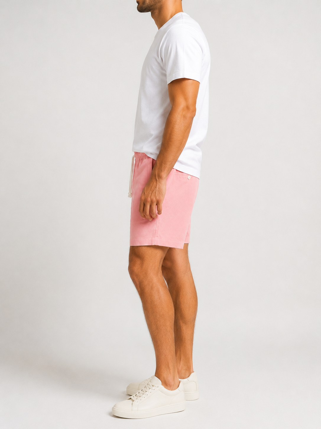 Short Linho Betini's - Rosa