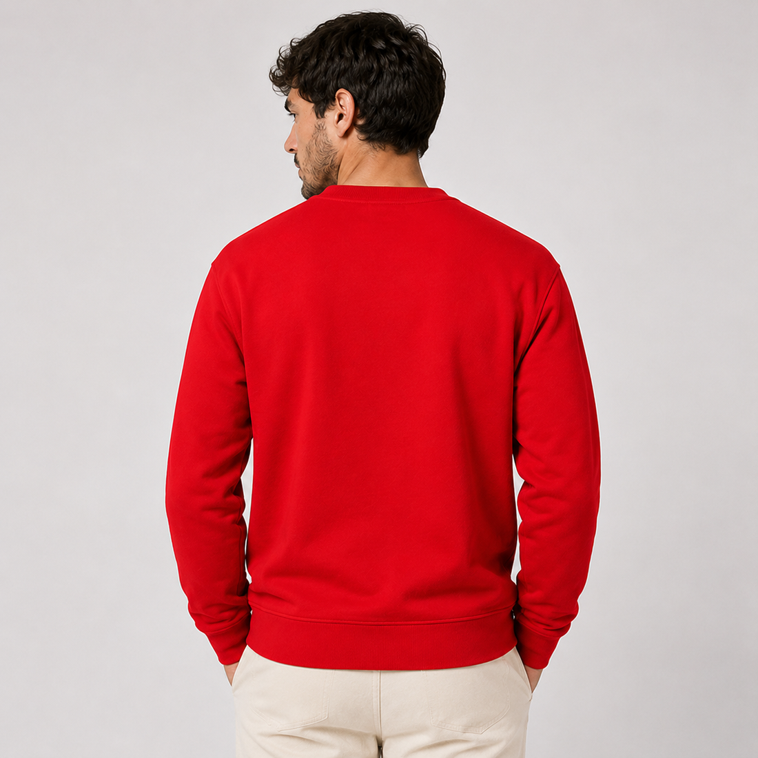 Moletom Gola Careca Betini's - Vermelho